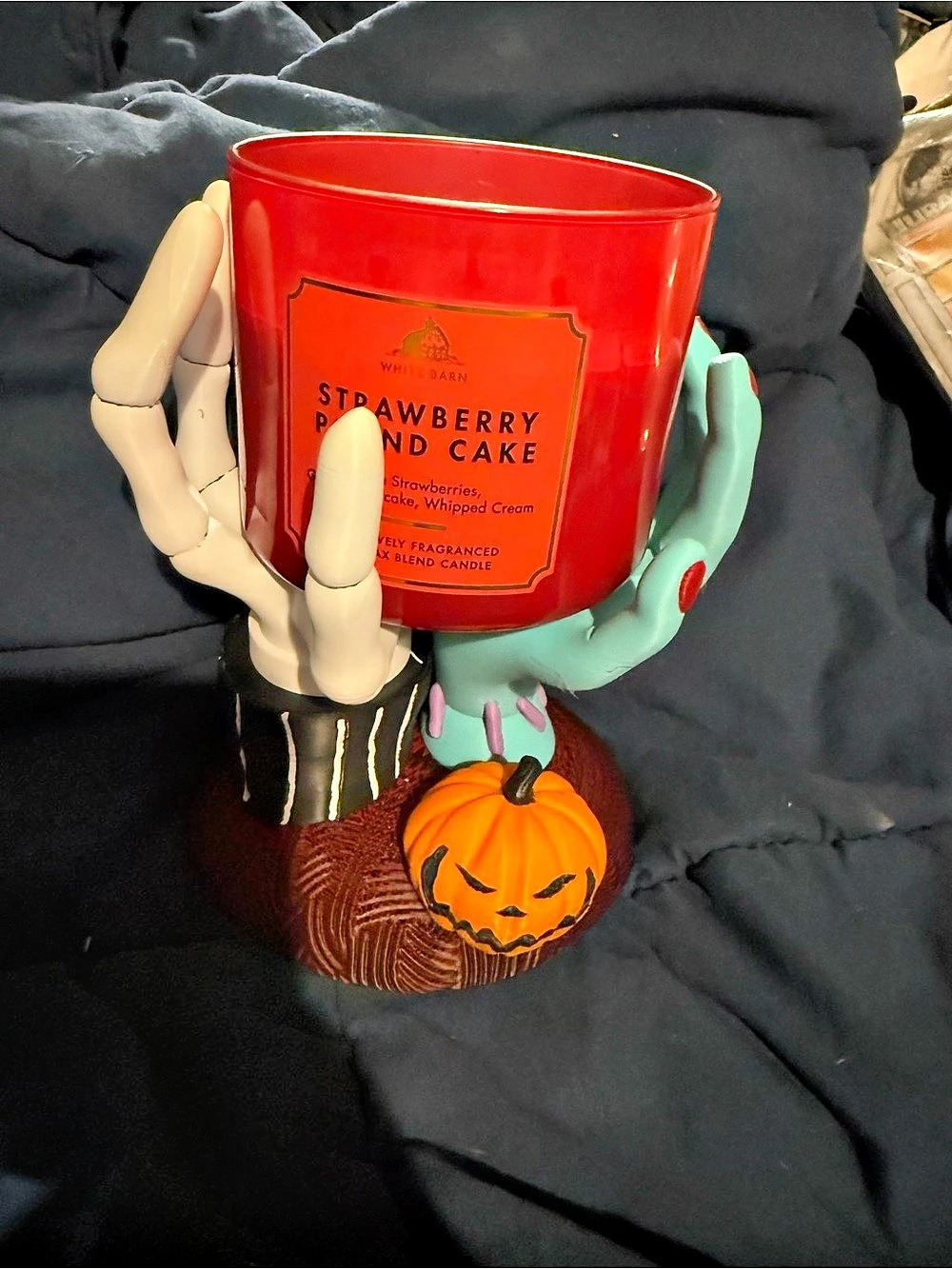 Jack and Sally candle holder